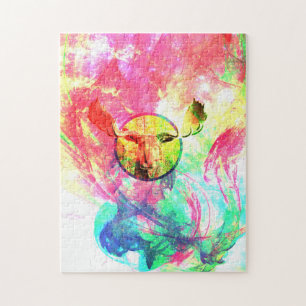 Abstracte Moose Photo Puzzle Legpuzzel