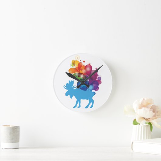 Abstracte Moose Wall klok (Huis)
