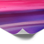 Abstracte Motion Flowing Art Kleurrijk Poster (Hoek)