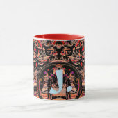 Abstracte motorfles met monogram mok (Midden)