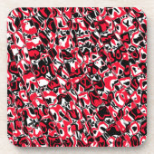 Abstracte mozaïek bier onderzetter (Voorkant)