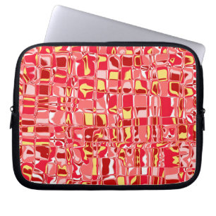 Abstracte mozaïek laptop sleeve