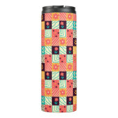 Abstracte mozaïek thermosbeker (Achterkant)