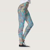 Abstracte mozaïekachtige kunst leggings (Rechts)