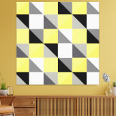 Abstracte mozaïekcanvas afdrukken (Insitu (Woonkamer))