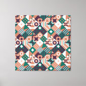 Abstracte mozaïekcanvas afdrukken (Voorkant)
