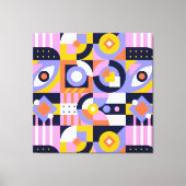Abstracte mozaïekcanvas afdrukken (Voorkant)