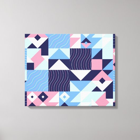 Abstracte mozaïekcanvas afdrukken (Voorkant)