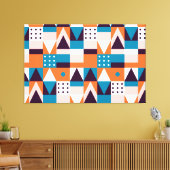 Abstracte mozaïekcanvas afdrukken (Insitu (Woonkamer))