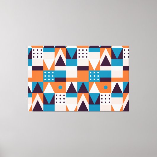 Abstracte mozaïekcanvas afdrukken (Voorkant)