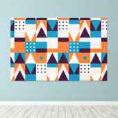 Abstracte mozaïekcanvas afdrukken (Insitu (Houten vloer))