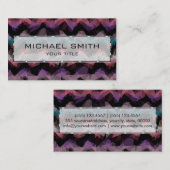 Abstracte mozaïekkunst #19 visitekaartje (Voorkant / Achterkant)