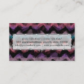 Abstracte mozaïekkunst #19 visitekaartje (Achterkant)