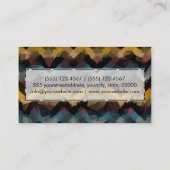 Abstracte mozaïekkunst #20 visitekaartje (Achterkant)