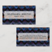 Abstracte mozaïekkunst #21 visitekaartje (Voorkant / Achterkant)