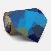 Abstracte mozaïekkunst #31 stropdas (Opgerold)