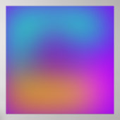 Abstracte multi gekleurde verloop achtergrond poster (Voorkant)