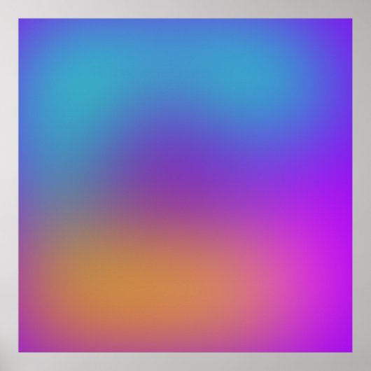 Abstracte multi gekleurde verloop achtergrond poster (Voorkant)