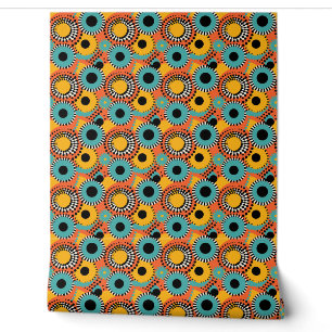Abstracte Multicolor Circle Dot Stylist Pop Art Behang