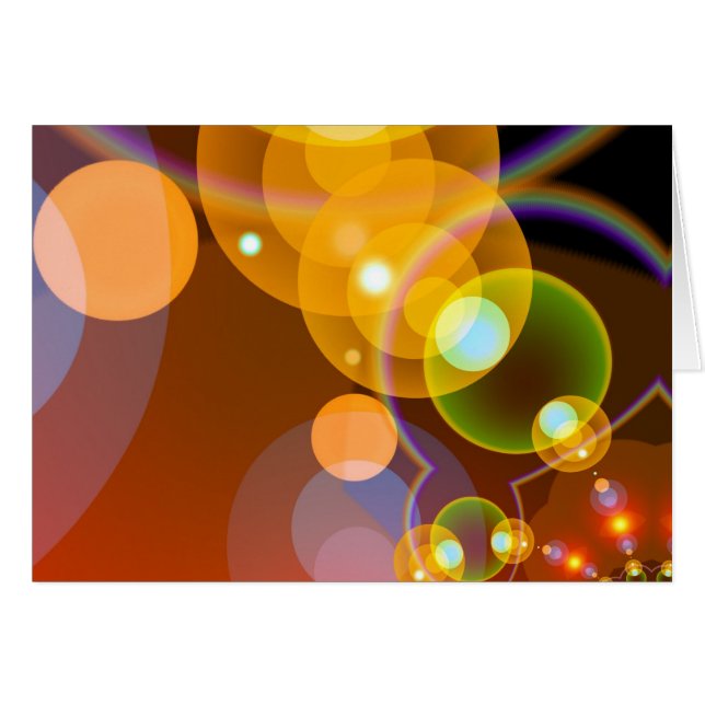 Abstracte Multicolor Len Flare (Voorkant Horizontaal)