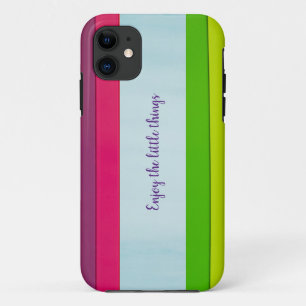 Abstracte multicolor striped IPhone Case