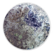 Abstracte multicolore fotografie keramische knop (Voorkant)