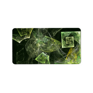 Abstracte multifunctionele balans etiket