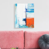 Abstracte muurkunst schilderij Canvas Print (Insitu (Woonkamer))