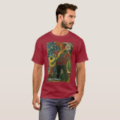 Abstracte muziek t-shirt (Voorkant volledig)