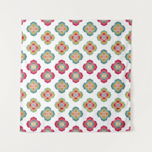 Abstracte naadloze Floral achtergrond, oppervlakte Wandkleed