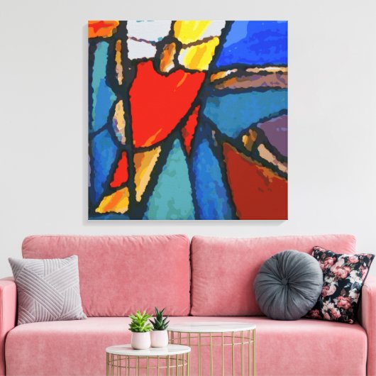 Abstracte nativiteit canvas afdruk (Insitu (Woonkamer))