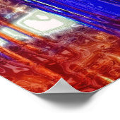 Abstracte natte bar poster (Hoek)