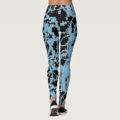 Abstracte natte verf leggings (Achterkant)