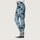 Abstracte natte verf leggings (Links)