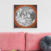 Abstracte Natuur Art Creëer Uw eigen foto Canvas Afdruk (Insitu (Woonkamer))