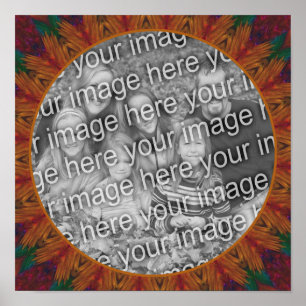 Abstracte Natuur Art Lijst Creëer Uw eigen foto Poster