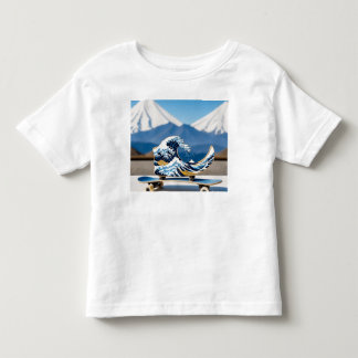 Abstracte natuur fantasie T-shirt ontwerp