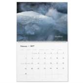 Abstracte natuur kalender (Feb 2027)