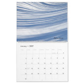Abstracte natuur kalender (Jan 2027)