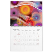 Abstracte Natuur Kalender (Feb 2026)