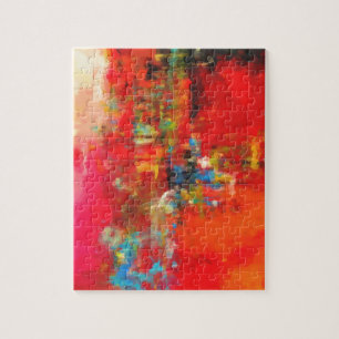 Abstracte Natuur Landschapsvorming Legpuzzel