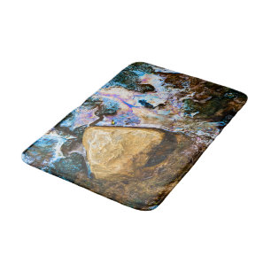 abstracte natuur stil water badmat