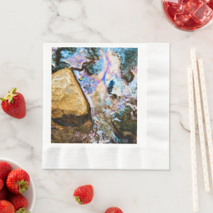 abstracte natuur stille water servetten