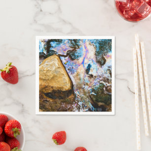abstracte natuur stille water servetten