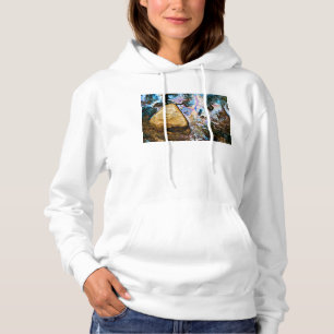 abstracte natuur stilstaand water hoodie