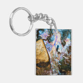abstracte natuur stilwater sleutelhanger (Voorkant Links)