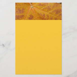 Abstracte Natuur van gele mazelen in het najaar Briefpapier