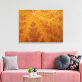 Abstracte Natuur van gele mazelen in het najaar Canvas Afdruk (Insitu (Woonkamer))