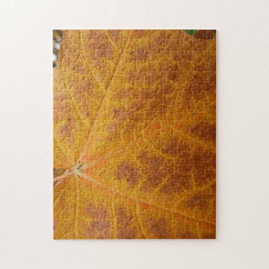 Abstracte Natuur van gele mazelen in het najaar Legpuzzel (Verticaal)