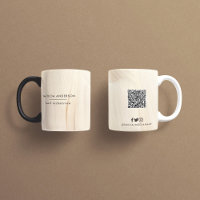 Abstracte natuurlijke legant neutraal QR-code